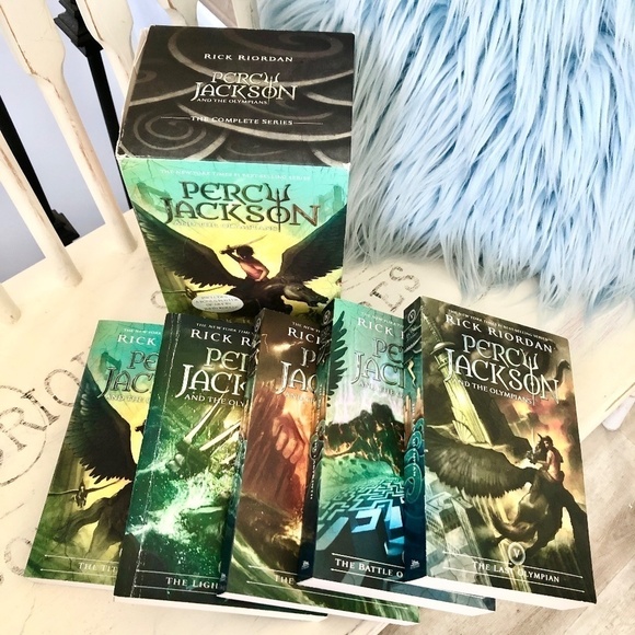 Disney, Percy Jackson and the Olympians, 5 Book, Paperback, 2014, Boxed Set - Picture 2 of 16